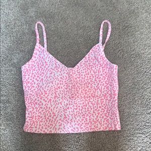Pink cheetah top!!